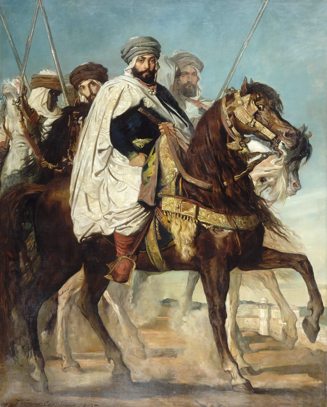 Ali - Ben, Hamet, califfo di Costantinopoli e capo degli Haracta, seguito dalla sua scorta, Versailles